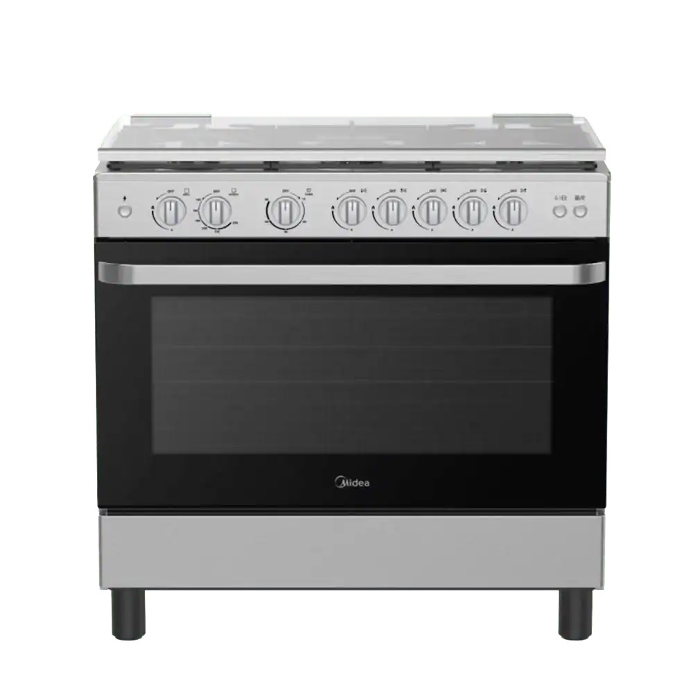 Midea 5-Burner Wide Gas Cooker 30AMG5G027-SILVER