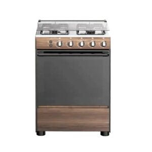 Midea 4-Burner 60x60cm Gas Cooker 24TMG4G081-WD (Wood Grain Finish)
