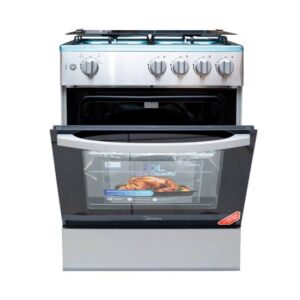 Midea 4-Burner 60x60cm Full Stainless Steel Gas Cooker 24TMG4G081-S