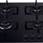 Whirlpool 60cm 4-Burner Gas Hob on Glass (GOA 6423/NB1)
