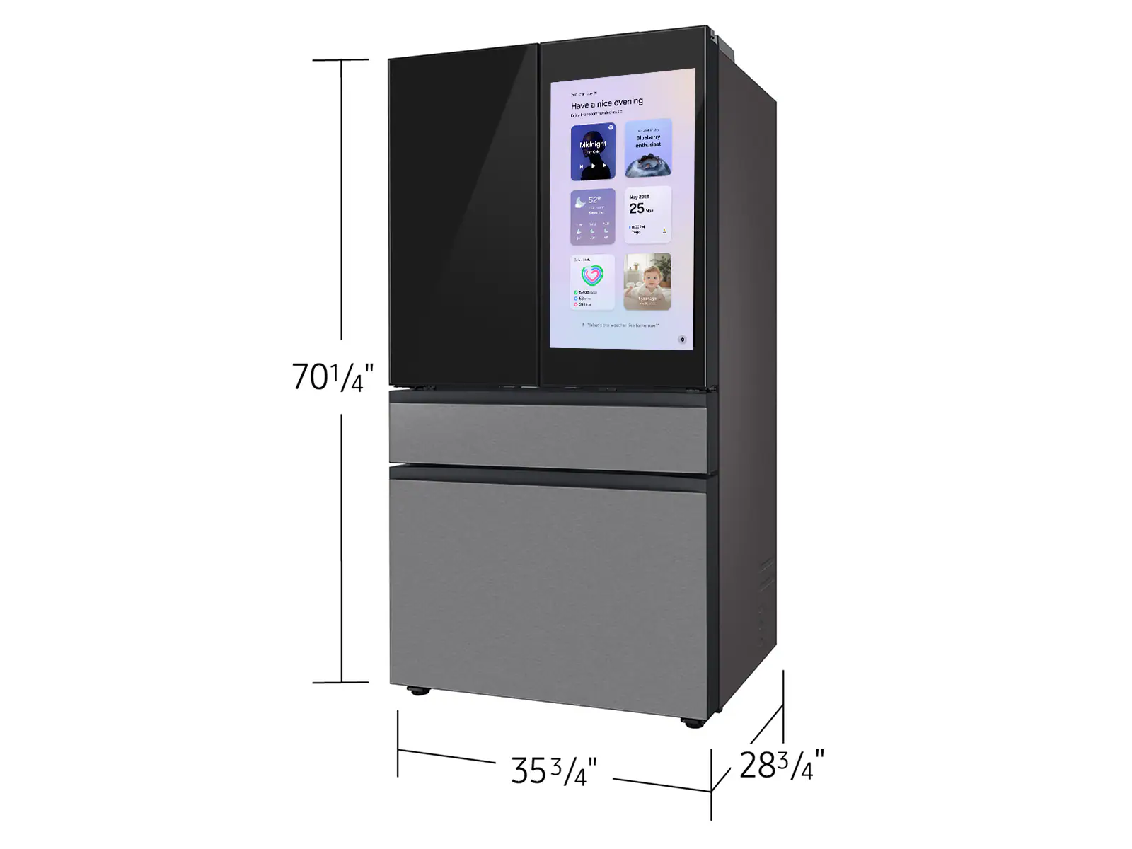 Samsung Bespoke AI 4-Door French Door Refrigerator 32" (23 cu.ft.) - Image 5